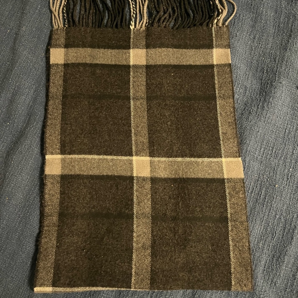 Grey Wool Scarf